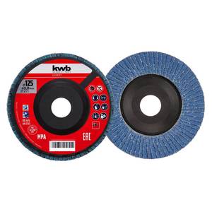 Disco de Láminas para Amoladora KWB de 125 mm, Grano P100, Expert 795650 - Discos de Amolado de Alto Rendimiento - Product Image 1