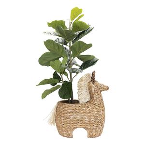 ตะกร้าเก็บผักตบชวารูปสัตว์,ตะกร้าโบราณใช้ในบ้าน - Product Image 6