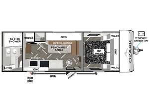 2026 Usado F-o-r-e-s-t R-i-v-e-r Ozark 2300RBLE - Product Image 2