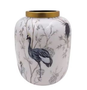 Vase à fleurs en marbre brun de luxe en verre carré décor à la maison pour dessus de Table murale vente chaude pour article décoratif d'anniversaire de salon - Product Image 5