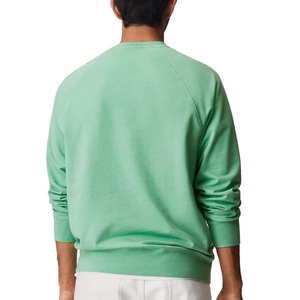 High Quality <b>Polyester</b>/Cotton Crewneck Men's Long Sleeve Fleece Sweatshirt Custom Breathable Eco-Friendly Spring Wear - Product Image 3
