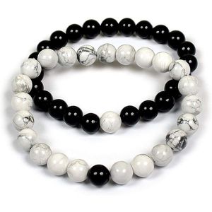 Pulseras de Piedras Naturales de Cristal de 8mm, Juego de Pulseras Combinadas para Parejas, Energizadas con Reiki, Pulseras de Gemas a Juego para Él y Ella - Product Image 6