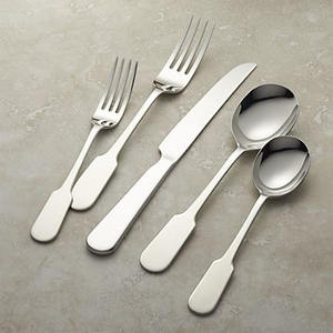 Nouveaux ensembles de couverts de mariage en acier inoxydable plaqué argent en gros avec un ensemble moderne de serveurs à salade - Product Image 2