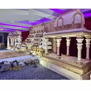 การตกแต่งเหตุการณ์สุดหรู manavarai เวที mandap งานแต่งงานอินเดียที่ดีที่สุด manavarai เวที Sri lankan งานแต่งงาน FRP manavarai เวที - Product Image 1