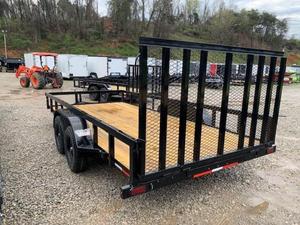 Nouvelle remorque utilitaire 7x16 7K GVWR Remorque agricole robuste avec cadre en acier Rampe de chargement Porte Essieu tandem Pour travaux agricoles Transport - Product Image 6