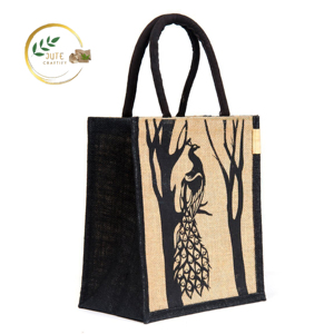 Gran oferta, bolsa ecológica con estampado de yute, el mejor precio de mercado, bolsa de compras de arpillera, productos textiles y de cuero naturales - Product Image 1