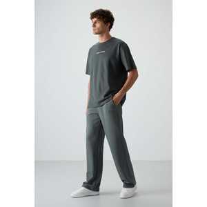 Camiseta Oversize para Hombre Color Caqui, 100% Algodón Jersey, Textura Gruesa, Estampada-88372 - Product Image 5