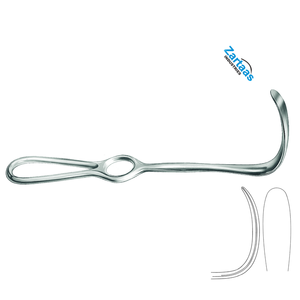 Retractor Langenbeck de Acero Inoxidable de Alta Calidad, 60 mm x 20 mm, Longitud 21 cm, Fabricante y Exportador de Instrumentos Quirúrgicos - Product Image 2