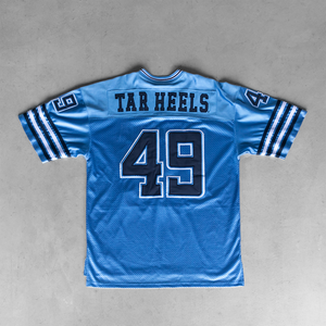 Venta al por mayor de diseño personalizado de fútbol americano Retro malla Jersey Transferencia de Calor impreso de gran tamaño corto transpirable de talla grande - Product Image 2