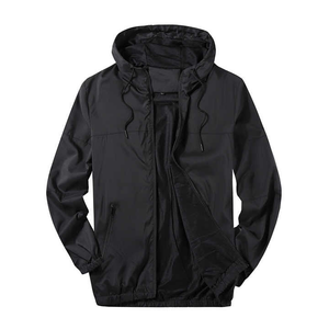 Haute demande en gros couture veste hommes maille respirant maille mince respirant personnaliser vestes coupe-vent - Product Image 5