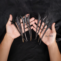 Meilleure Vente – Bâtonnet à Cheveux Unisexe en Corne de Buffle Naturelle Façonné à la Main, Écologique et Durable, Outil de Coiffure, Accessoire de Mode – Vietnam