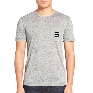 T-shirt pour homme le plus vendu, design unique et nouveau avec logo personnalisé, tissu en toile, manches courtes, respirant pour le printemps/été - Product Image 1