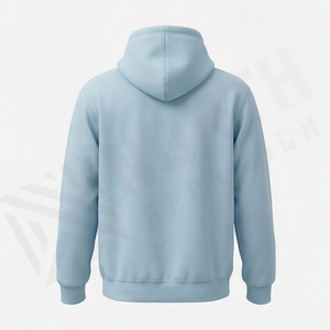 Hoodie surdimensionné élégant pour homme, design vintage délavé avec poche avant, confortable, personnalisable pour l'hiver. - Product Image 2