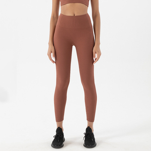 Customized High-Waist <b>Women's</b> Fitness <b>Leggings</b> Solid Push-Up Yoga Pants Print Sports Butt Tightening Seamless Dye Leggi Yoga - Product Image 4