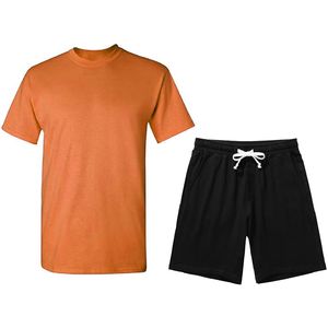 NOVEDAD DE VERANO 2025, Camiseta de algodón, conjunto de pantalones cortos de manga corta para hombres, camisas casuales, conjunto de pantalones cortos para hombres - Product Image 1