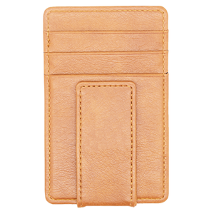 Cartera de cuero de lujo con clip de dinero doble con tarjetero monederos cartera para hombres - Product Image 3