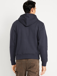Sudadera con Capucha Azul Claro para Hombre, Corte Regular, Felpa de Algodón, Informal, con Bolsillo Delantero, para Otoño - Product Image 4