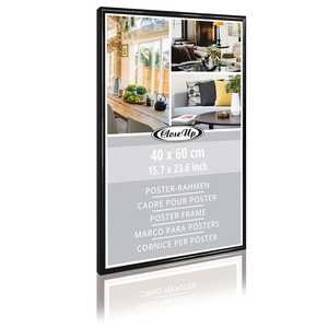 Marco de Fotos Negro de 40 x 60 cm, Marco para Póster de Tamaño Personalizado, ABS, Madera, Vidrio, Papel PS, Metal, Características Decorativas para Exhibir Imágenes - Product Image 1