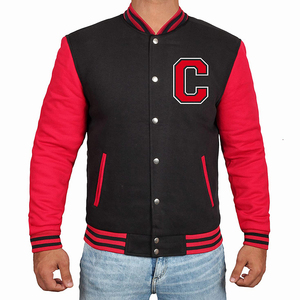 Nuevas Chaquetas Varsity Estilosas para Hombre, con Capucha, Cuello Alto, Logotipo Frontal, Invierno, Casual, Alta Calidad, Personalizables, al por Mayor, 100% Lana - Product Image 1