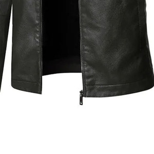 Veste d'hiver de qualité supérieure pour homme Meilleur prix Cuir véritable Coupe-vent Imperméable Teint uni Devant Toutes tailles Vente en ligne disponible - Product Image 4
