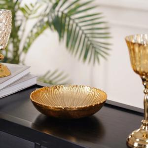 Modern Aluminum Casting Embossed <b>2</b> <b>Tier</b> <b>Fruit</b> <b>Bowl</b> Decorative Nickel Plated Serving Cheap White Enamel <b>Fruit</b> Serving Indian <b>Bowl</b> - Product Image 3