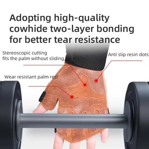 Top Quality Custom logo Wholesale by Good Manufacturer New Style Best Material With Best Rate for Gym Fitness Gloves Best Rate - Product Image 2