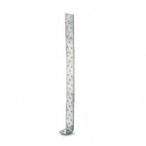Anclaje de Acero Plano para Hormigón de 205 x 40 x 40 mm, Acero Crudo de 2 mm de Espesor con Galvanizado Sendzimir Serie GAH - Paquete de 10 - Product Image 3