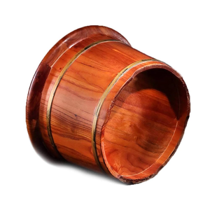 Bac à pieds en bois de haute qualité pour salon de beauté à domicile, seau de spa en bois personnalisé, spa professionnel pour pédicure - Product Image 4