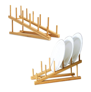 Porte-assiette présentoir meilleure vente support de plaque en bois vaisselle faite à la main fabrication meilleure vente - Product Image 6