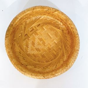Bandeja de bambú tejida a mano, accesorio decorativo, redondo, venta al por mayor, de Vietnam - Product Image 3