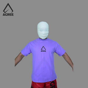 T-shirt 100% coton à la mode pour hommes séchage rapide nouveau style technique de broderie écran personnalisé tissu tricoté de haute qualité utilisation dans la salle de sport - Product Image 2