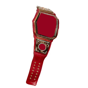 Flyingkick Enterprises FK-31-3115 Low Minimum Custom Heavy Metal Leather 24k Gold Unisex Wrestling <b>Boxing</b> Martial Arts Winner - Product Image 2