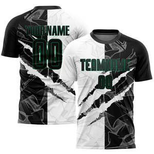 Camisetas de fútbol personalizadas con servicio OEM, uniformes de fútbol de equipo más vendidos, kits de entrenamiento de secado rápido transpirables para clubes y escuelas - Product Image 3