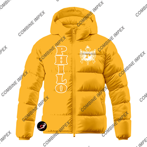 Chaqueta de Invierno Acolchada para Hombre, Personalizable, de Lona, Resistente al Viento, con Logotipo Personalizado, Diseño Transpirable - Product Image 1