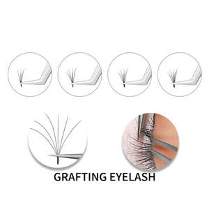 Pinces à cils de qualité salon pour les techniciens des cils, pointe fine en acier inoxydable, outil d'isolation et d'application - Product Image 6