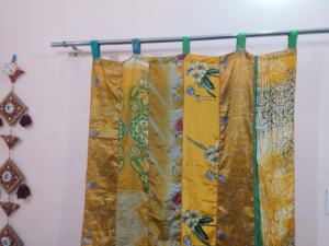 Moderno surtido de colores Vintage Floral 100% seda tragaluz ventana tratamientos luz completa sombreado cortinas transparentes dormitorio sala de estar - Product Image 5