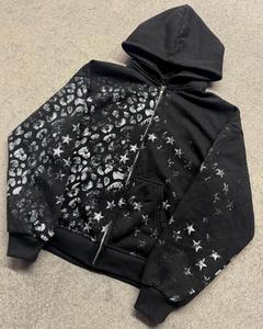 Sweatshirts de sport d'hiver pour hommes Nouvelle mode Design personnalisé Sweats à capuche imprimés Vente en gros de vêtements de sport teints dans la couleur unie - Product Image 2