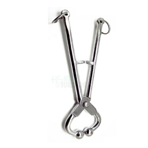 Pince à anneau nasal pour bétail en acier inoxydable chirurgical Hasni avec longue chaîne, haute qualité, certifiée CE - Product Image 3