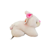 Joli lapin en peluche doux et moelleux, jouet en peluche, jouets confortables, 25 cm, couleur personnalisée, rembourrage en PP, cadeau d'anniversaire pour garçons et filles