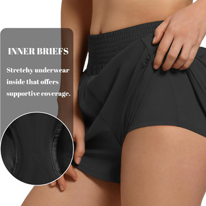 Short de course pour femme avec logo personnalisé, léger, respirant, parfait pour l'entraînement, la gym et l'utilisation quotidienne - Product Image 4