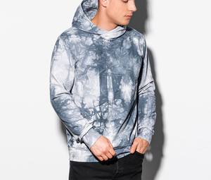 Sweat à capuche surdimensionné personnalisé de haute qualité, sweat à capuche uni vierge personnalisé pour hommes unisexe à épaules tombantes - Product Image 2