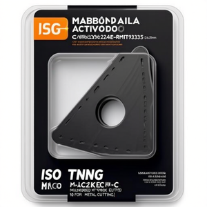 ISO TNMG 270624E-RMT9335 D.6.35mm MT-CVD Inserto de Torneado Indexable con Recubrimiento, Paquete de 10 para Corte de Metales - Product Image 2
