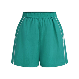 Shorts de sport décontractés pour hommes, 100% coton, brodés, pour la course à pied, la salle de sport, le streetwear, surdimensionnés, pour le basketball - Product Image 1