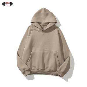 Pull à capuche unisexe à manches longues 300g/m2 pour homme, taille plus, teint en couleur unie, mode personnalisée - Product Image 4