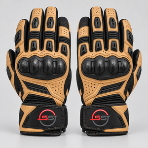 Top Quality Motorbike Gloves Made With Durable Material Motor Bike Gloves Offer Comfortable Fit Strong Grip and Ideal for Riding - Product Image 6