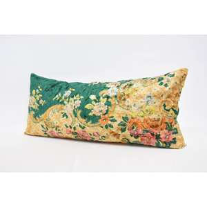 หมอนขนสัตว์ถักลายดอกไม้วินเทจลายมีหลายสี16X36นิ้วผ้าทอปักสี่เหลี่ยมสำหรับโซฟารถพื้นคริสต์มาส - Product Image 4