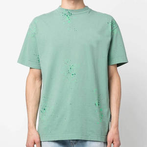 Camiseta de Hombre Nueva en Oferta, de Alta Calidad, 320 GSM, Mangas Cortas, Colores Sólidos, Cuello Redondo, Camiseta de Algodón - Product Image 5