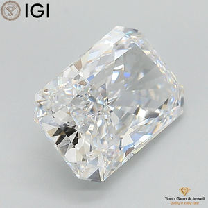 Diamant de laboratoire cultivé CVD de haute clarté, taille Radiant, 4,01 carats, 11,50 mm, couleur E, VVS2, avec certificat IGI et certifié - Product Image 6