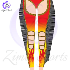 Tissu extensible Bon fournisseur avec logo personnalisé Dernier style Confortable Uniformes de majorette de haute qualité pour adultes par Zimvi Sports - Product Image 5