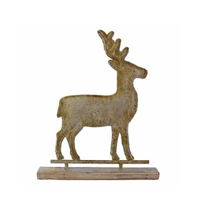 Bougeoir à bougie chauffe-plat de Noël en renne (lot de 4) -Article de décoration de Noël en renne pour table de bureau de décoration intérieure - Product Image 6